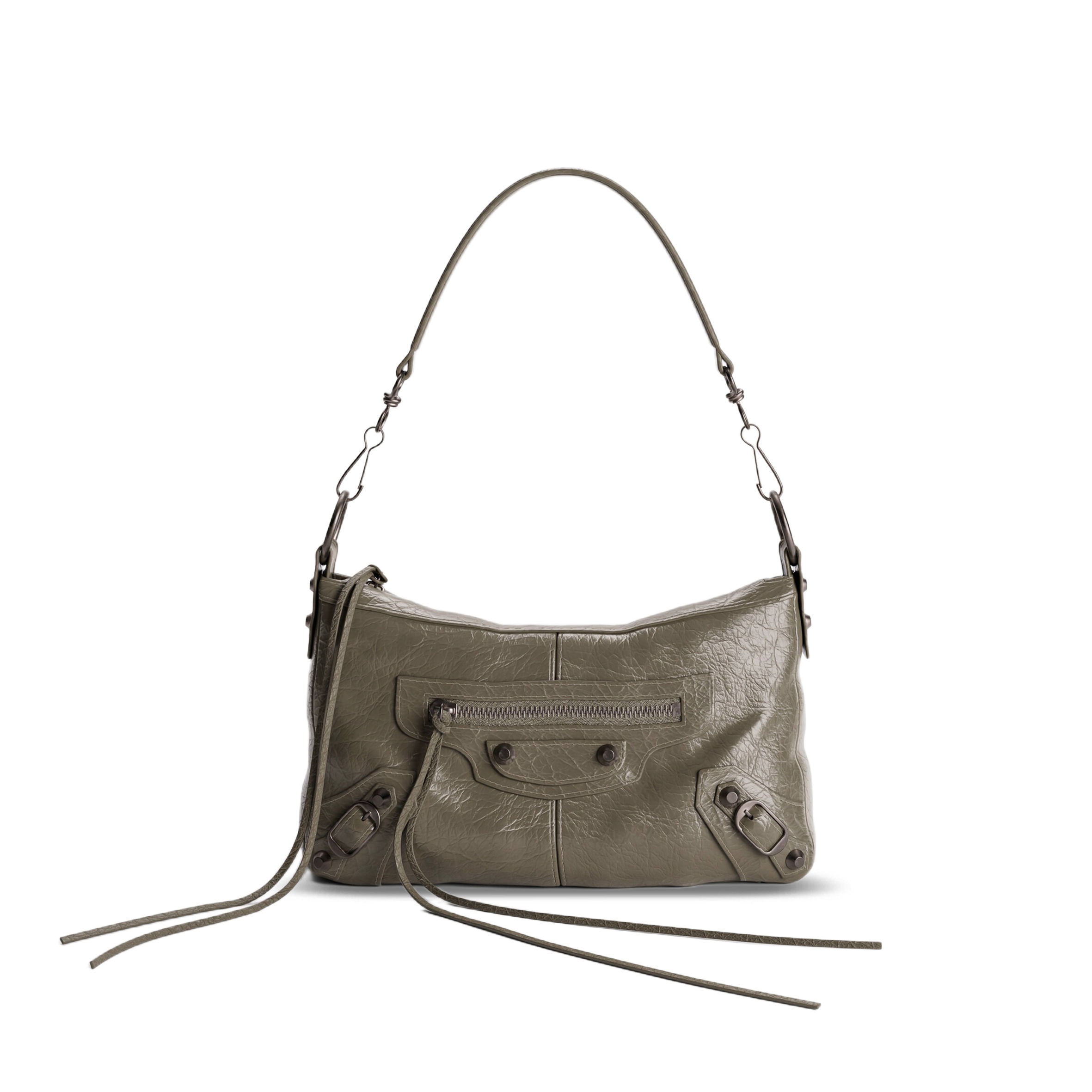 BALENCIAGA THE LE CITY MOTO MINI HANDBAG 8661222ABEK3258 (22.5*15*9.5cm)